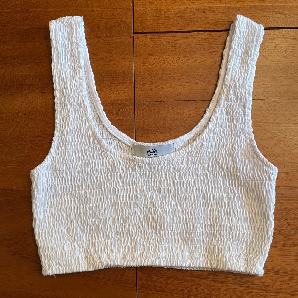 White Crop Top